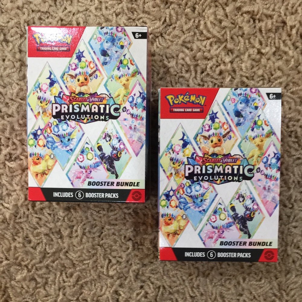 Scarlet & Violet Prismatic Evolutions Booster Bundles - NO PACKS
